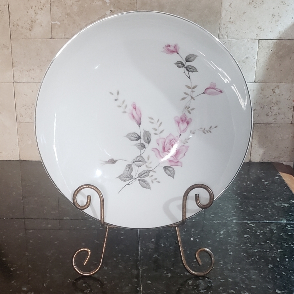 Rose Glow Japanese Bread plate
